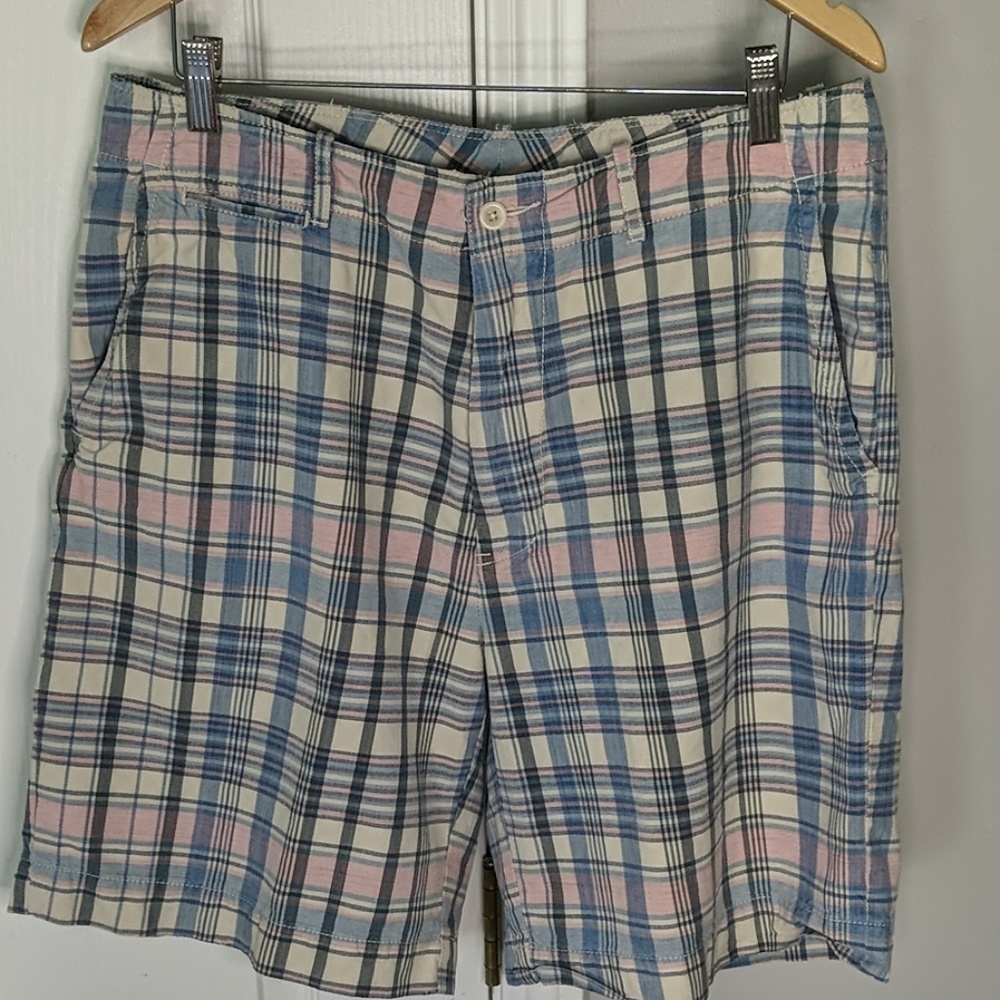 Polo by Ralph Lauren pink plaid Sz 33 shorts #6